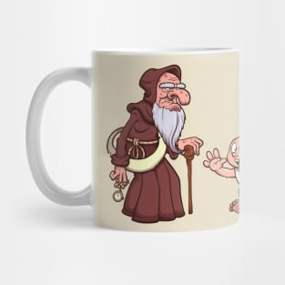 Father Time With New Year’s Baby Mug